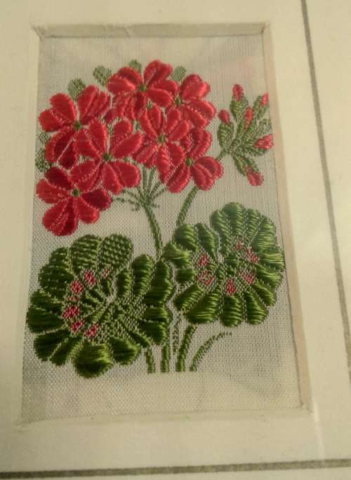 Two pretty pictures  with embroidery work.