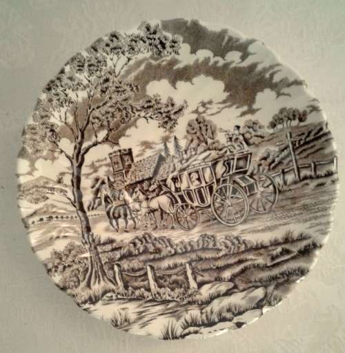 Two Myott Royal Mail Saucers