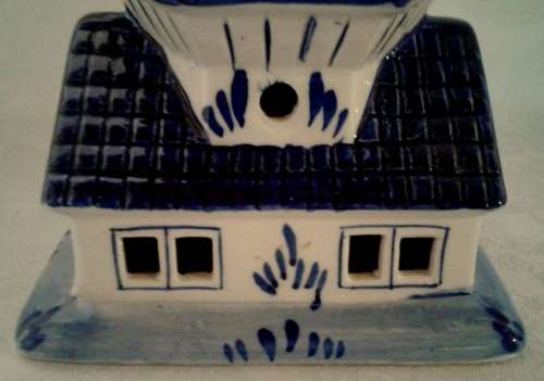 Delft Windmill - Elweco Hand painted Delft Blue