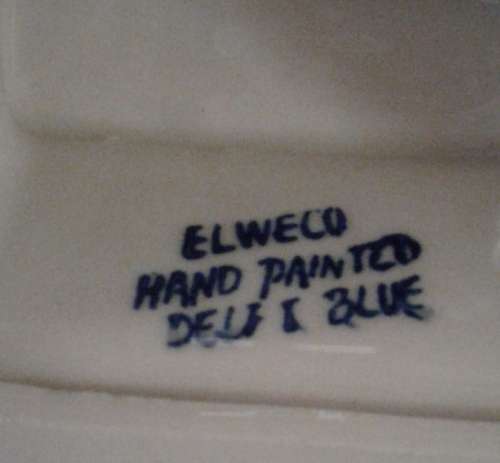 Delft Windmill - Elweco Hand painted Delft Blue