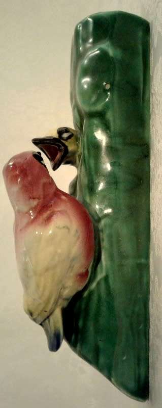 Vintage LUCIA Porcelain Wall Pocket / Vase  Wonderful piece
