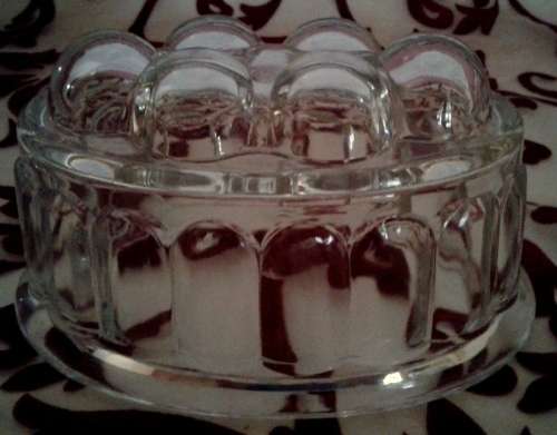 Vintage Glass Jelly Mould