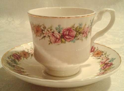 Charming Vintage Mayfair Duo - Bone China Made in England