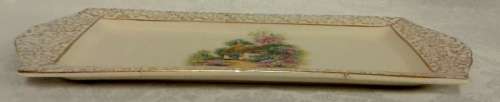 Vintage 1930s H&K Tunstall Rectangle Sandwich Plate (glazing)