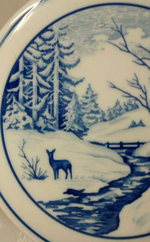 Scenic Hutschenreuther plate made in Germany