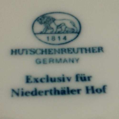 Scenic Hutschenreuther plate made in Germany