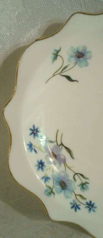 1980's Shelby Blue Rock Patter - Richmond Bone China