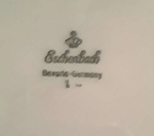 Eschenback Bavaria Germany Plate with Oriental Scene