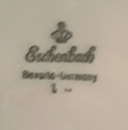 Eschenback Bavaria Germany Plate with Oriental Scene