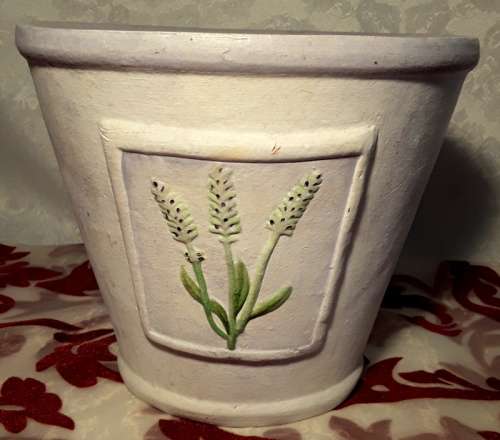 Contemporary Lavender pot plant holder