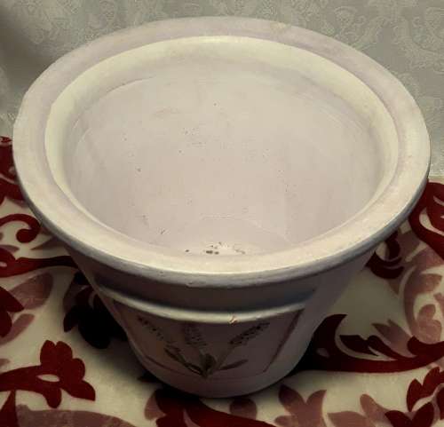 Contemporary Lavender pot plant holder