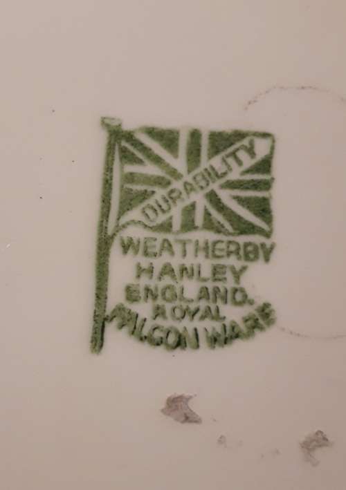 Weatherby Handley England stunning plate Flying Pheasant Design