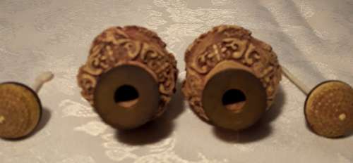 Set of two Chinese antique SNUFF bottles (slight damage to one bottle)