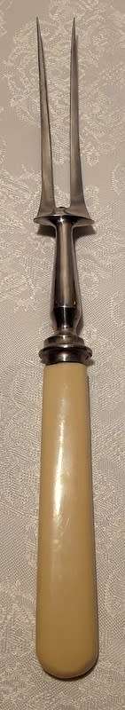 1924 three piece carving set. William Willey & Co Sheffield.