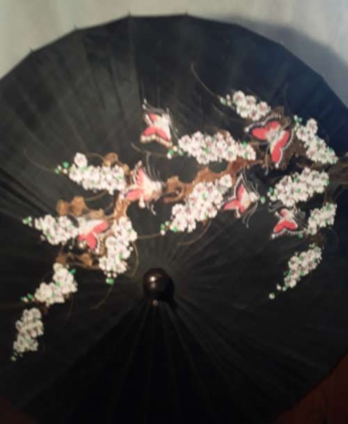 Contemporary Oriental Material Umbrella