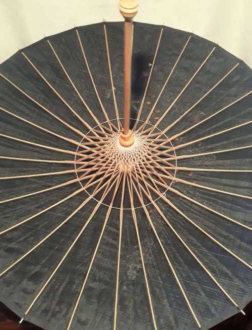 Contemporary Oriental Material Umbrella