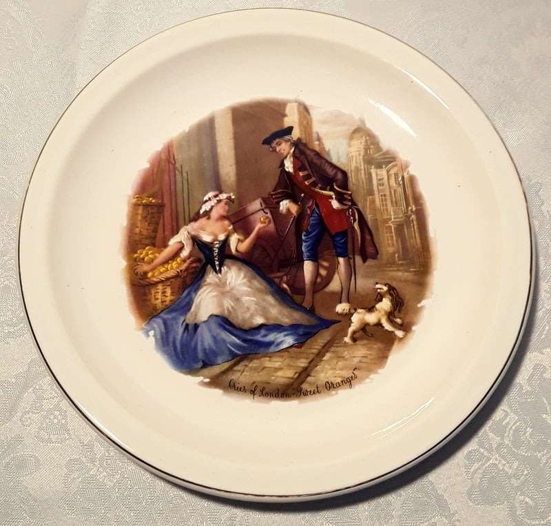 Vintage Willsgrove Ware Pottery `Cries of London `Sweet oranges``