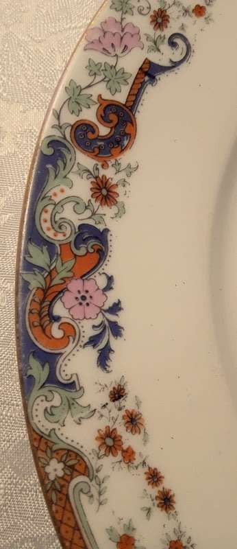 Vintage Limoges plate with a classical design