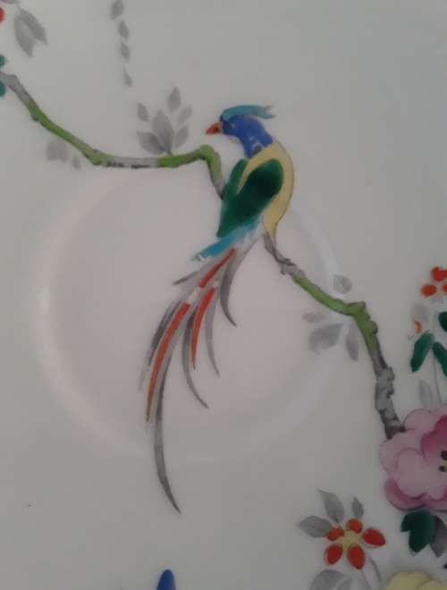 Exquisite vintage Royal Paragon Fine Bone China  Marquita  saucers  (Four)