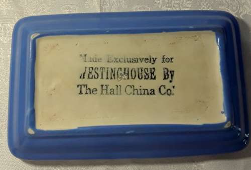 Vintage Hall China Westinghouse Butter Refrigerator Dish