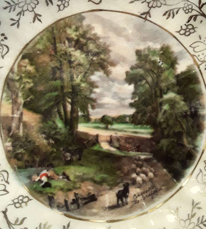Set of three James Kent Display bowls and plate