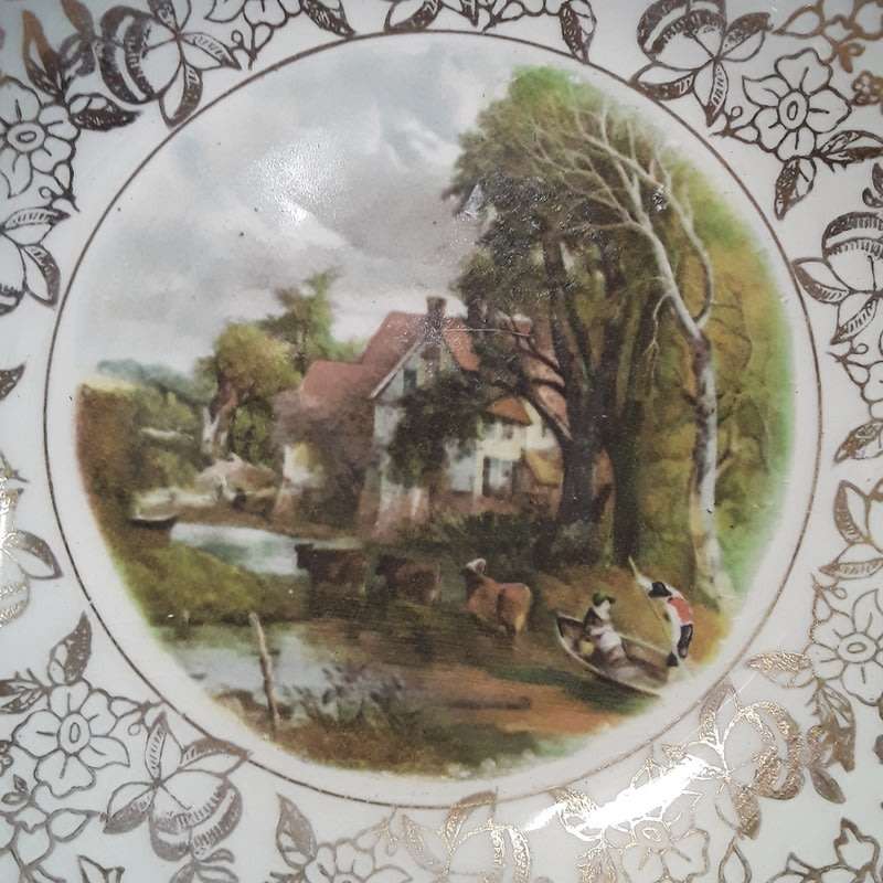 Set of three James Kent Display bowls and plate
