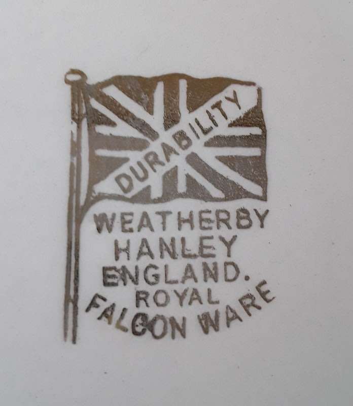 Two Hanley Falcon Ware, England. Small Display Plates
