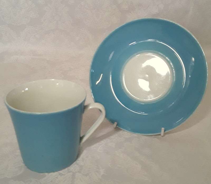 Four retro Constantia blue duo's (Please read description)