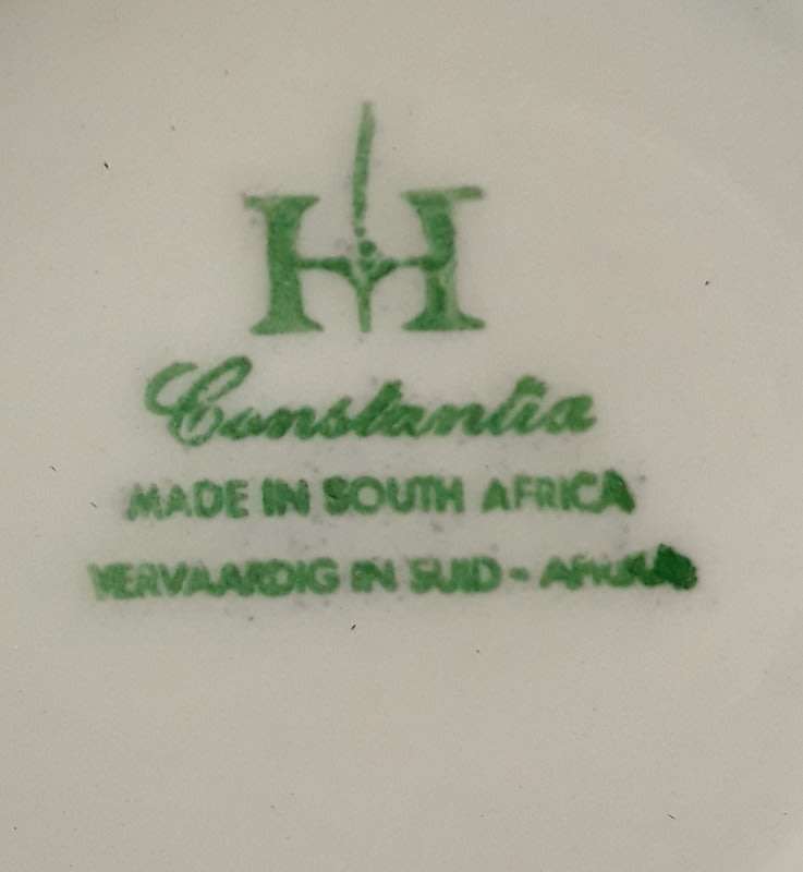 Four retro Constantia blue duo's (Please read description)