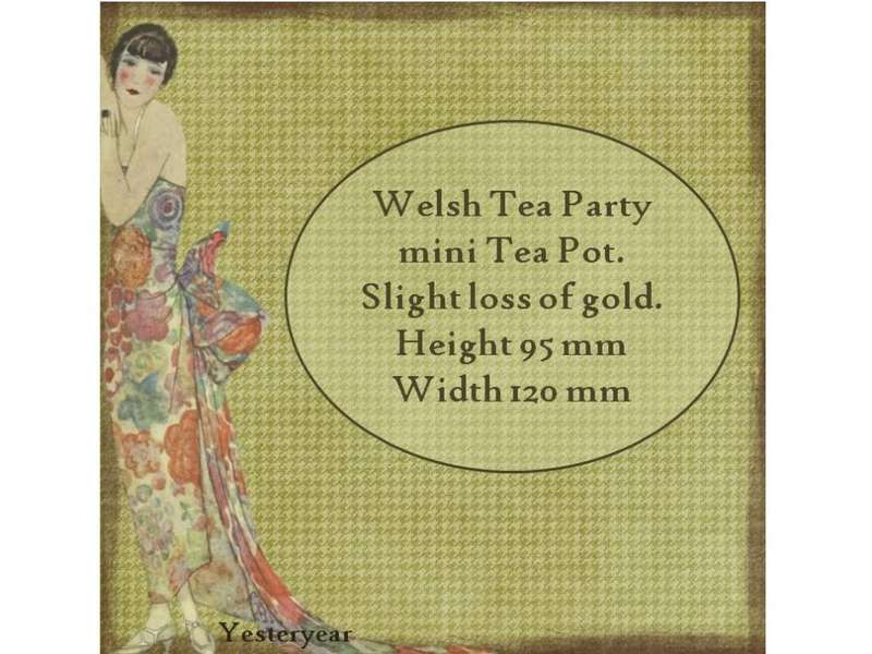 Welsh Tea Party mini Tea Pot