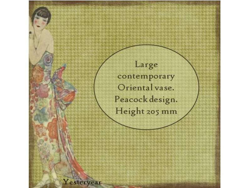 Large contemporary Oriental vase
