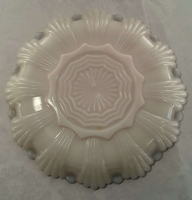 Vintage Milk Glass devilled egg dish