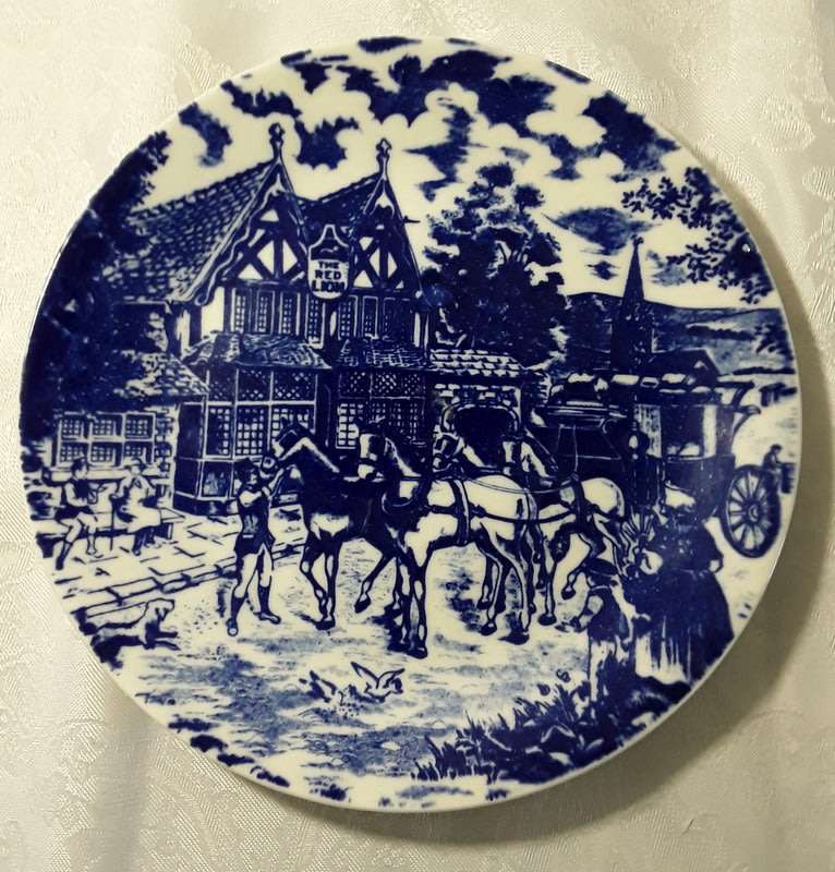 Lovely vintage Continental China display Plate