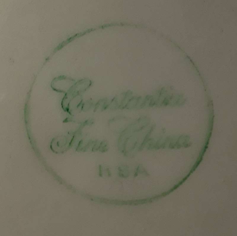 Lovely vintage Continental China display Plate