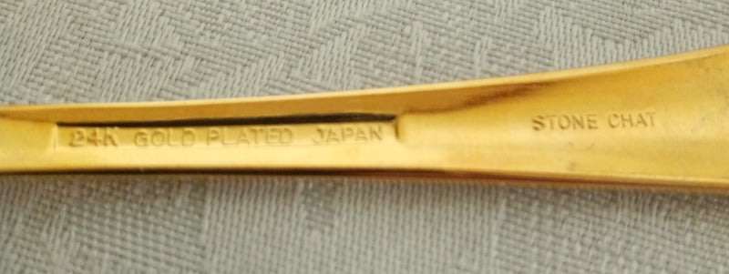 Stunning 24 carat Gold Set of Six Teaspoons