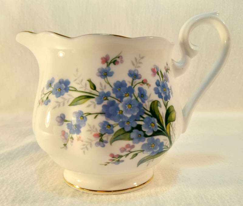 Royal Albert Forget me Not Creamer & Sugar Bowl