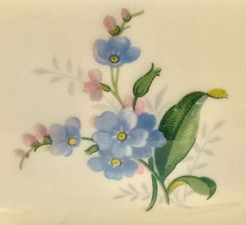 Royal Albert Forget me Not Creamer & Sugar Bowl