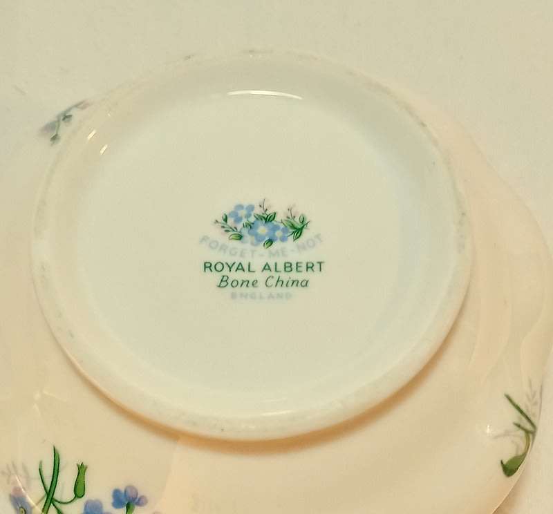 Royal Albert Forget me Not Creamer & Sugar Bowl