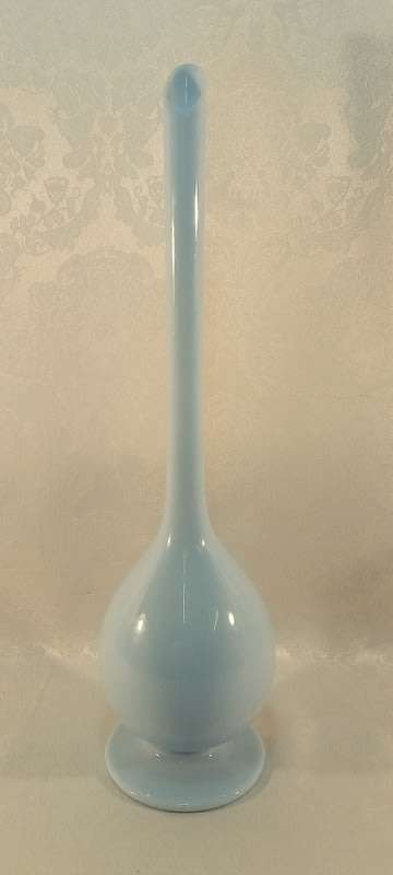 Mid-Century Art Glass unique stretched neck hand blown