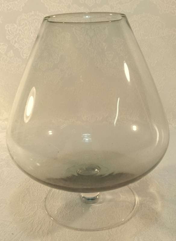 Vintage Grey coloured vase Chimney shape