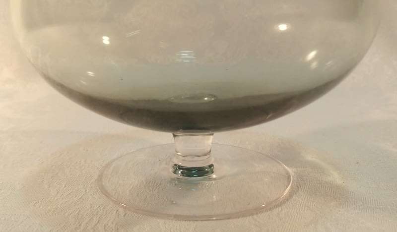Vintage Grey coloured vase Chimney shape
