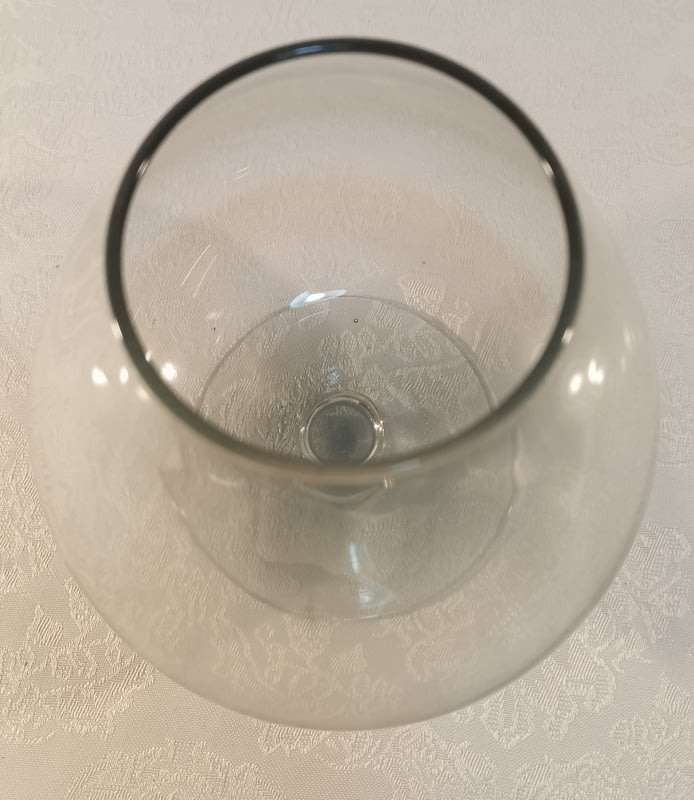 Vintage Grey coloured vase Chimney shape