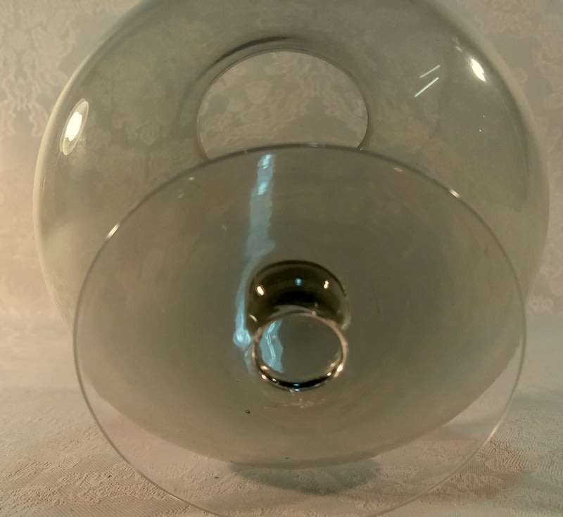 Vintage Grey coloured vase Chimney shape