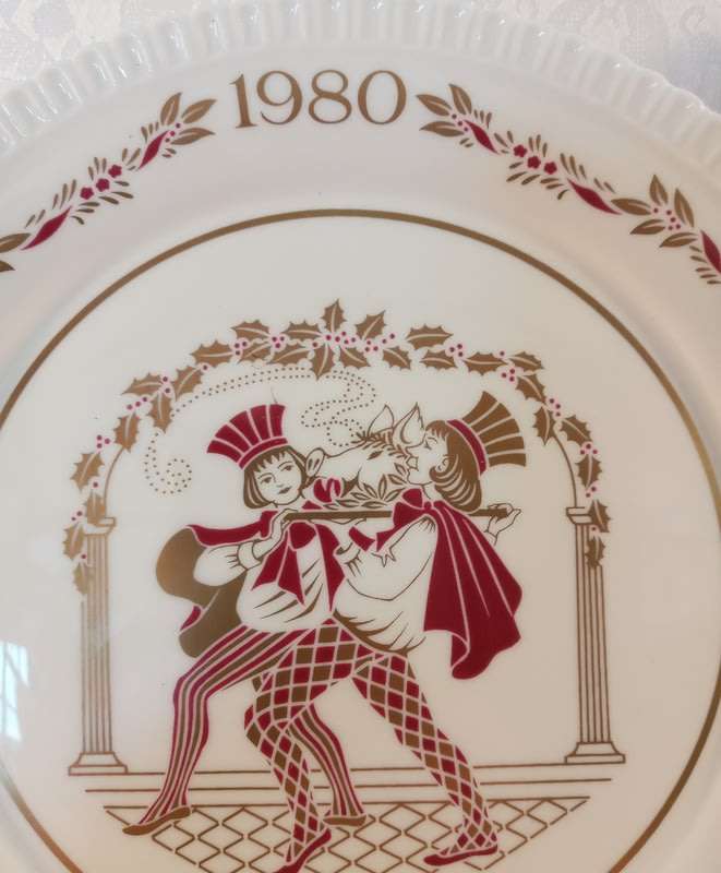 The Eleventh Spode Christmas Plate a limited production for the year 1980