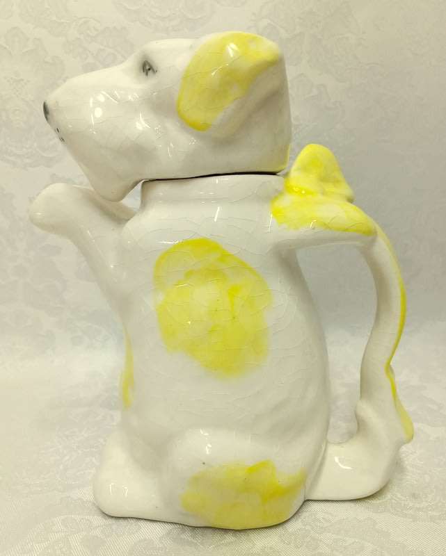 Rare 1950s Vintage Dog Teapot Erphila Germany.