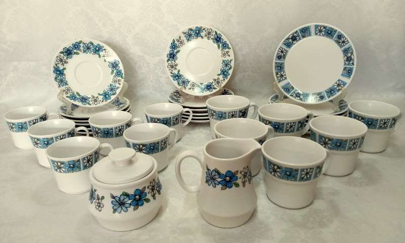 Vintage 1967 - 1977  RC Noritake Moda 905 Progression Tea/ Coffee Set