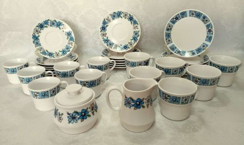 Vintage 1967 - 1977  RC Noritake Moda 905 Progression Tea/ Coffee Set