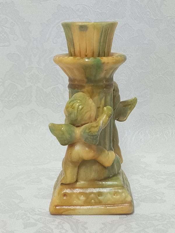 Timeless  Vintage Candle holders with Cherubs