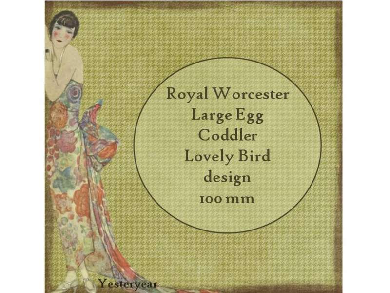 Royal Worcester  Large Egg Coddler - Made in England