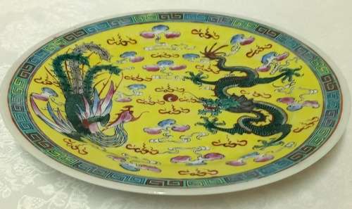 Chinese Porcelain Dragon Plate